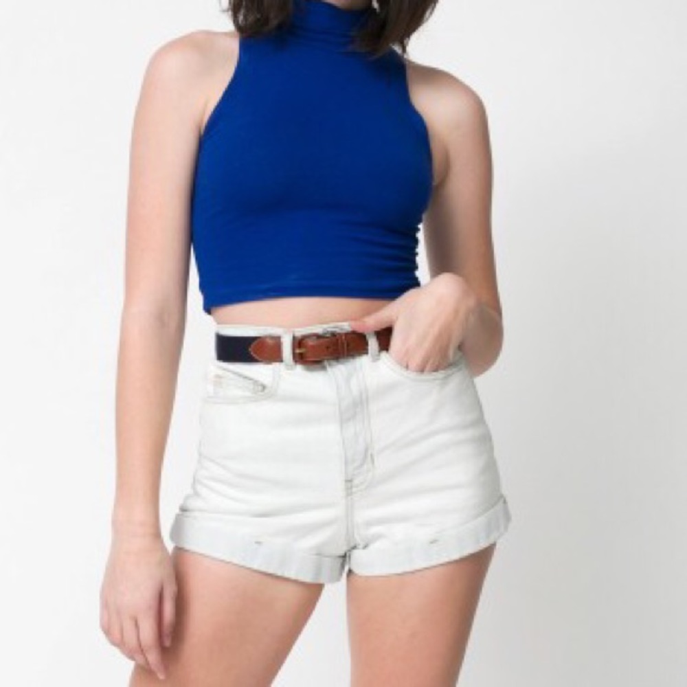 american apparel high waisted shorts